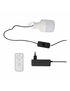 Ventilateur sur Pied EDM 33523 Blanc 25 W Solaire 2