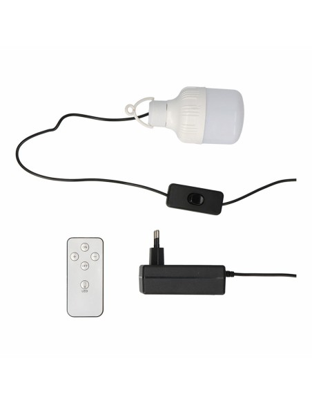 Ventilateur sur Pied EDM 33523 Blanc 25 W Solaire