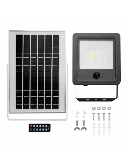 Projecteur EDM 31862 100 W 1200 Lm Solaire Capteur de Mouvement (6500 K)