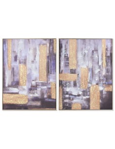 Cadre Home ESPRIT Abstrait Moderne 62 x 4,5 x 82 cm (2 Unités)