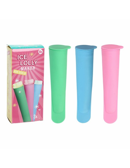 Moules pour Glaces Excellent Houseware 4,2 x 4,2 x 19,5 cm (3 Unités)