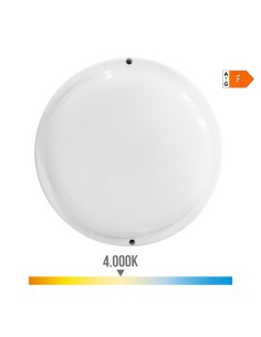Applique Murale EDM 32446 Blanc Plastique F 18 W 120 W 1820 Lm Capteur de Mouvement Capteur de lumière Rond (4000 K) 2