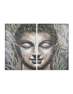 Jeu de 2 tableaux Home ESPRIT Buda Oriental 160 x 3 x 120 cm