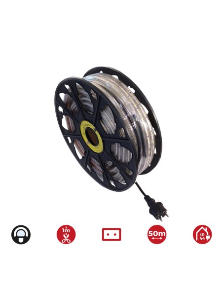 Bandes LED EDM 72700 4,2 W x 1 m 50 m Lumière froide 6400 K 350 lm
