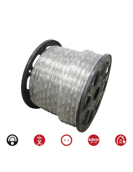 Tube LED EDM 72713 Flexiled 1,4 W x 1 m 48 m Blanc froid 6500K