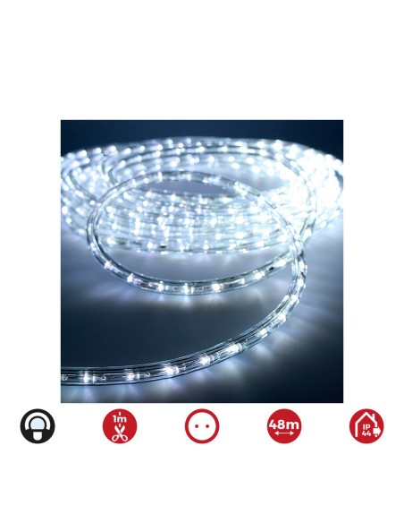 Tube LED EDM 72713 Flexiled 1,4 W x 1 m 48 m Blanc froid 6500K