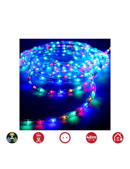 Tube LED EDM 72719 Flexiled Multicouleur 1,4 W x 1 m 48 m