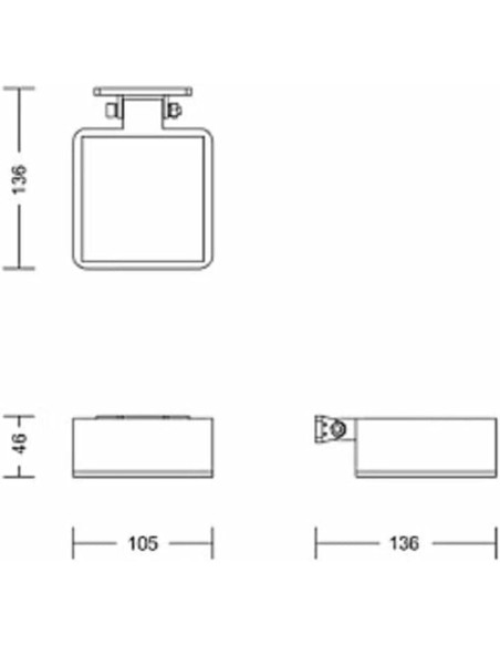 Applique Murale Philips 1,5 W 200 Lm Solaire Carré (2700 K)
