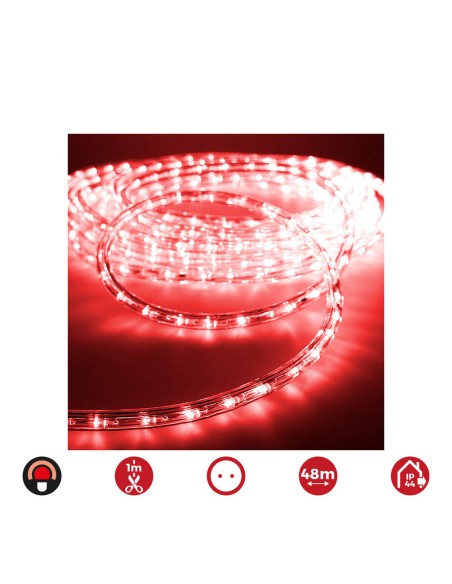 Tube LED EDM 72718 Flexiled Rouge 1,4 W x 1 m 48 m