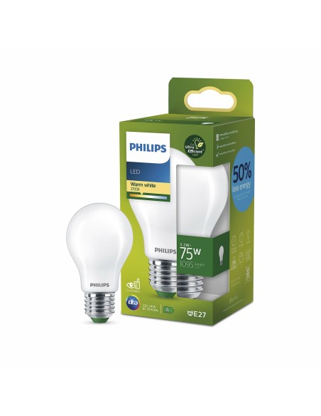 Lampe LED Philips Classic A 75 W 5,2 W E27 1095 Lm (2700 K)