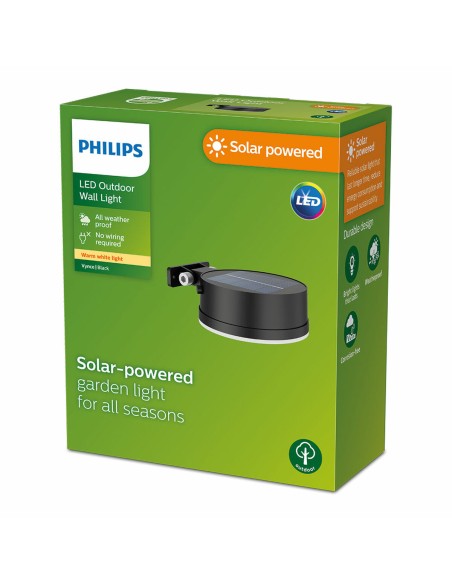 Applique Murale Philips 1,5 W 200 Lm Solaire Rond (2700 K)