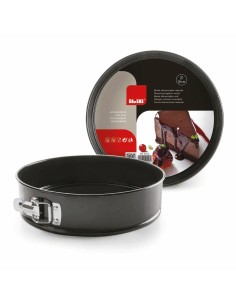 Moule amovible Ibili 820124 Acier Ø 24 x 6,5 cm Noir Rond