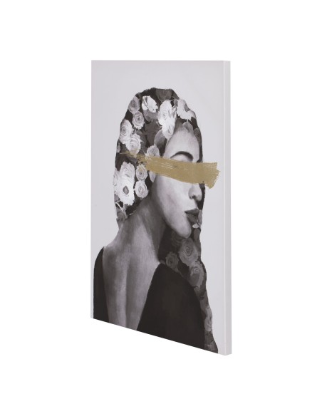 Cadre Home ESPRIT Femme Doré Moderne 70 x 3,7 x 100 cm (2 Unités)