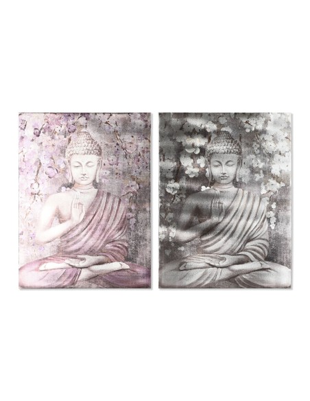 Cadre Home ESPRIT Buda Oriental 60 x 2,7 x 80 cm (2 Unités)