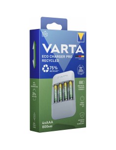 Chargeur de batterie Varta Eco Charger Pro 56813 AAA 4 Batteries 2