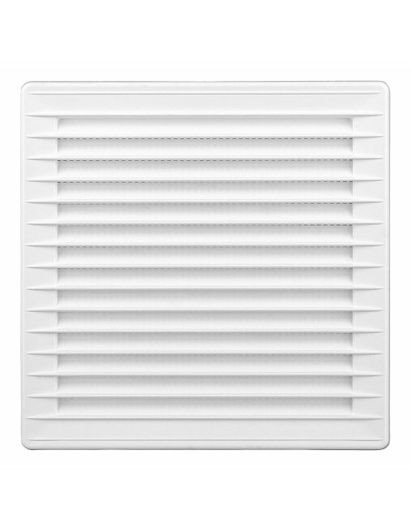 Grille de ventilation EDM 87724 Blanc 17 x 17 x 1,15 cm Moustiquaire
