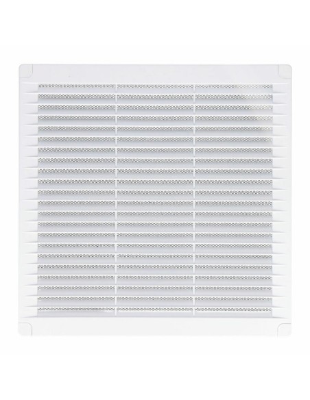 Grille de ventilation EDM 87704 Blanc 20 x 20 x 0,7 cm Moustiquaire