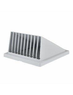 Grille de ventilation EDM 87753 Blanc 17 x 17 cm 2