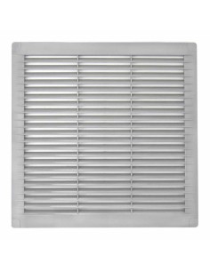 Grille de ventilation EDM 87707 Gris 25 x 25 x 0,7 cm Moustiquaire