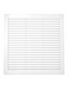Grille de ventilation EDM 87708 Blanc 30 x 30 x 0,7 cm Moustiquaire