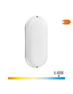 Applique Murale EDM 32449 Blanc Plastique F 18 W 120 W 1820 Lm Capteur de Mouvement Capteur de lumière Oblongue (6400 K) 2