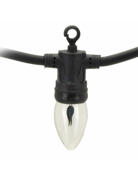 Guirlande lumineuse LED Lifetime 5,1 m 1,5 m Noir Effet flamme