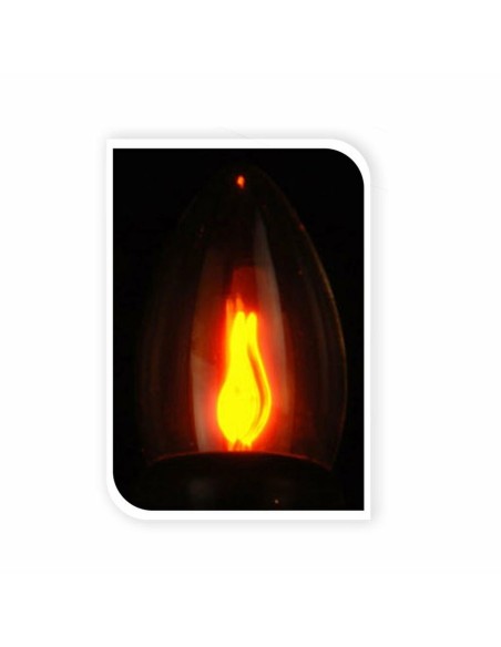 Guirlande lumineuse LED Lifetime 5,1 m 1,5 m Noir Effet flamme