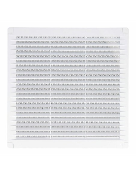 Grille de ventilation EDM 87700 Blanc 10 x 10 cm