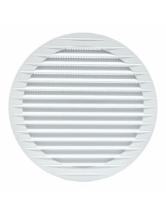 Grille de ventilation EDM 87721 Blanc Ø 15 cm