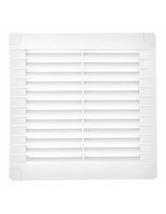 Grille de ventilation EDM 87702 Blanc 15 x 15 cm