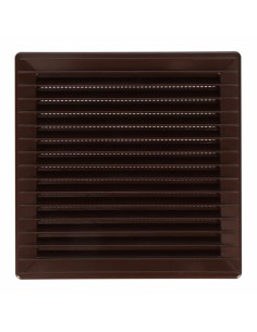 Grille de ventilation EDM 87729 Marron 14 x 14 cm