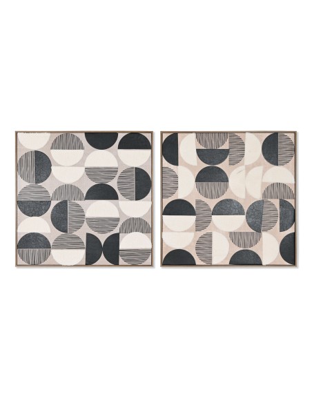 Cadre Home ESPRIT Moderne 80 x 2,4 x 80 cm (2 Unités)