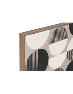 Cadre Home ESPRIT Moderne 80 x 2,4 x 80 cm (2 Unités) 2