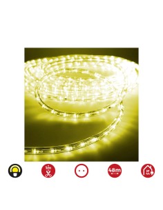 Tube LED EDM 72717 flexiLED Jaune 1,4 W x 1 m 48 m 2 voies 2
