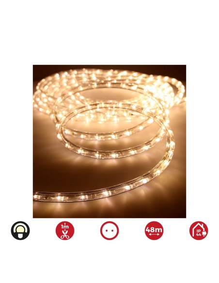Tube LED EDM 72714 flexiLED 1,4 W x 1 m 48 m Vert tendre 2 voies