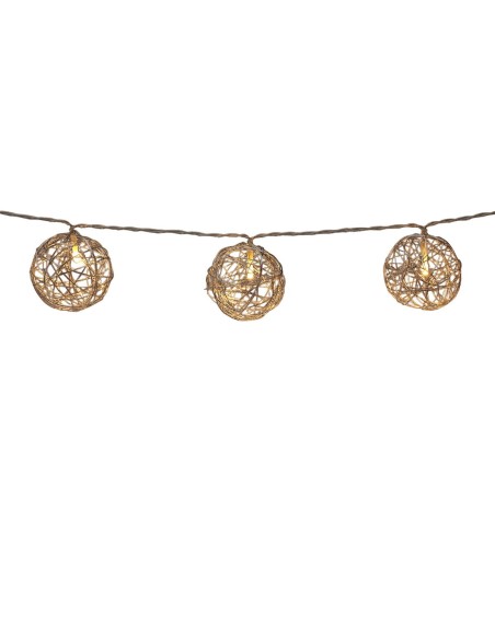 Guirlande lumineuse LED Lifetime Argenté Boules de Noël