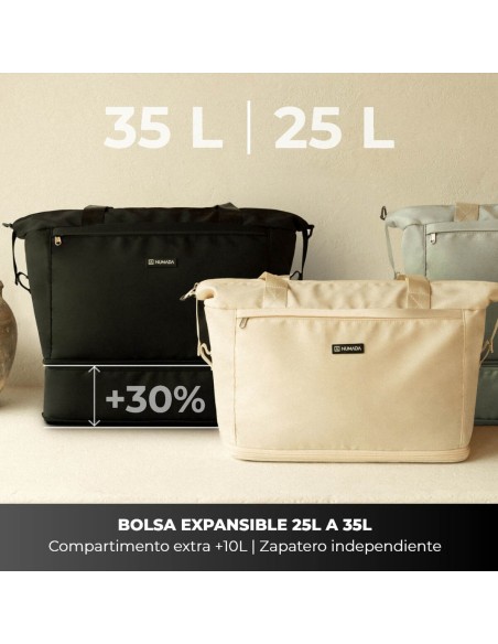 Sac de Voyage Numada Beige 35 L