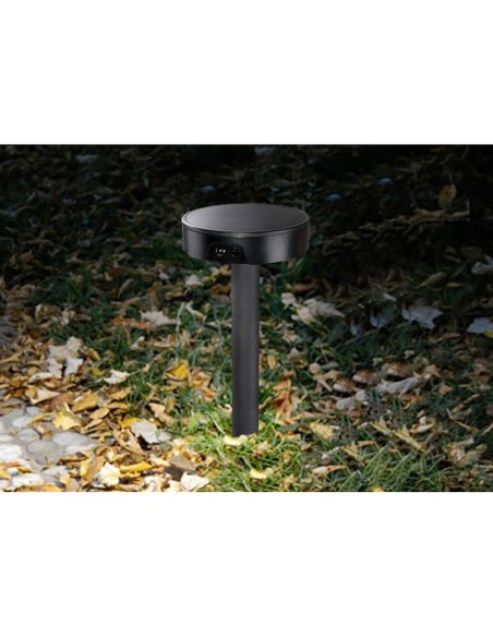 Applique Murale EDM 31820 Polycarbonate ABS 4 W 500 lm Borne de jardin solaire (3000 K) (4000 K) (6500 K)