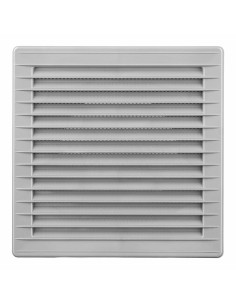 Grille de ventilation EDM 87725 Gris 17 x 17 x 1,15 cm Moustiquaire