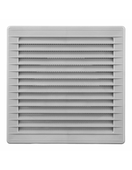 Grille de ventilation EDM 87725 Gris 17 x 17 x 1,15 cm Moustiquaire