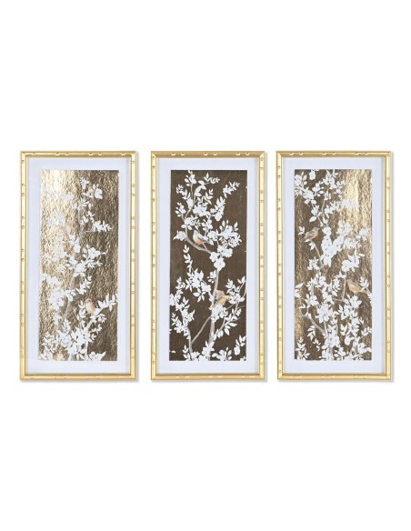 Cadre Home ESPRIT Oriental 30 x 3,5 x 60 cm (3 Unités)