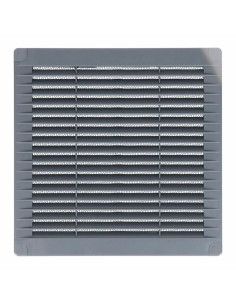 Grille de ventilation EDM 87701 Gris 10 x 10 cm