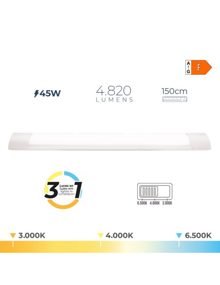 Lampe LED EDM 31867 F 45 W 4820 Lm (3000 K) (4000 K) (6500 K)