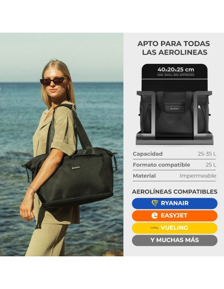 Sac de Voyage Numada Noir 35 L