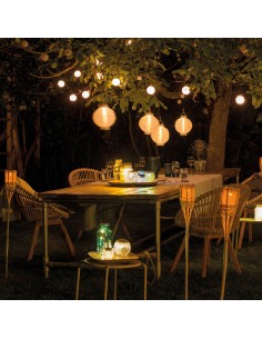Lampion Lumineo Blanc Nylon 2