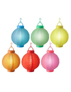 Lampion Lumineo Assortiment de couleurs Nylon