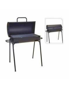 Barbecue à Charbon sur Pied Noir 33 x 63 x 89 cm Ronde
