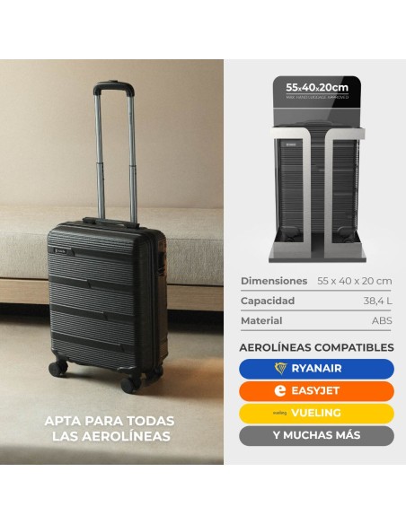 Jeu de valises Numada Noir (3 Pièces)