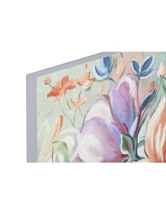 Cadre Home ESPRIT Fleurs Shabby Chic 100 x 3,7 x 80 cm (2 Unités) 2