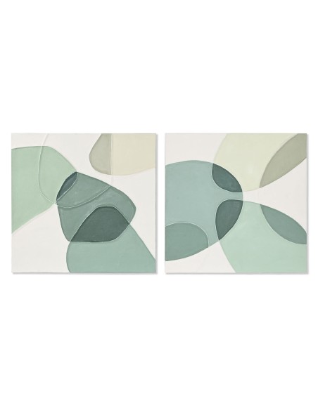 Cadre Home ESPRIT Abstrait Urbaine 100 x 3,7 x 100 cm (2 Unités)